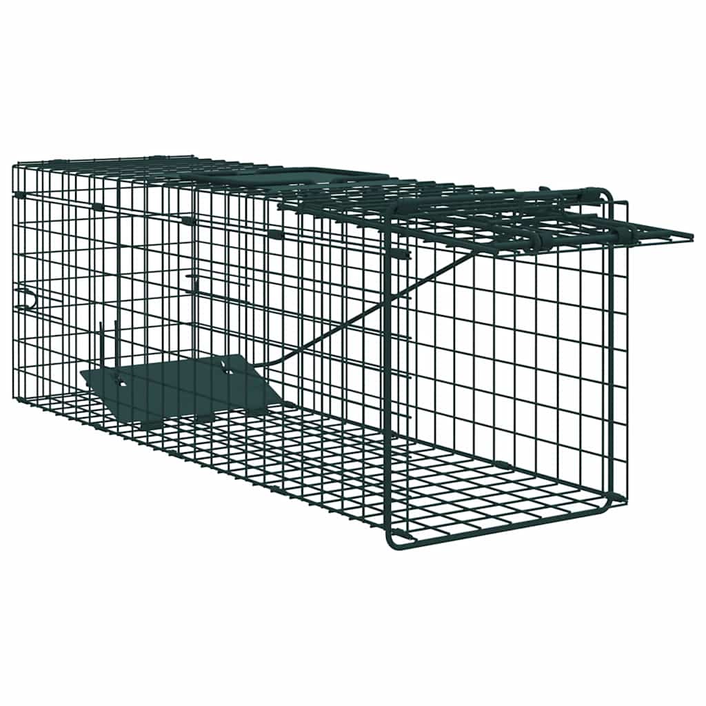 Trappola per animali Verde 61 x 20 x 21,5 cm Acciaio