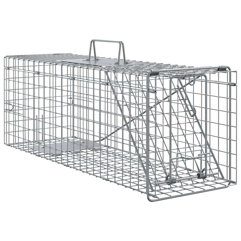 Trappola per animali Antracite 61 x 20 x 21,5 cm Acciaio