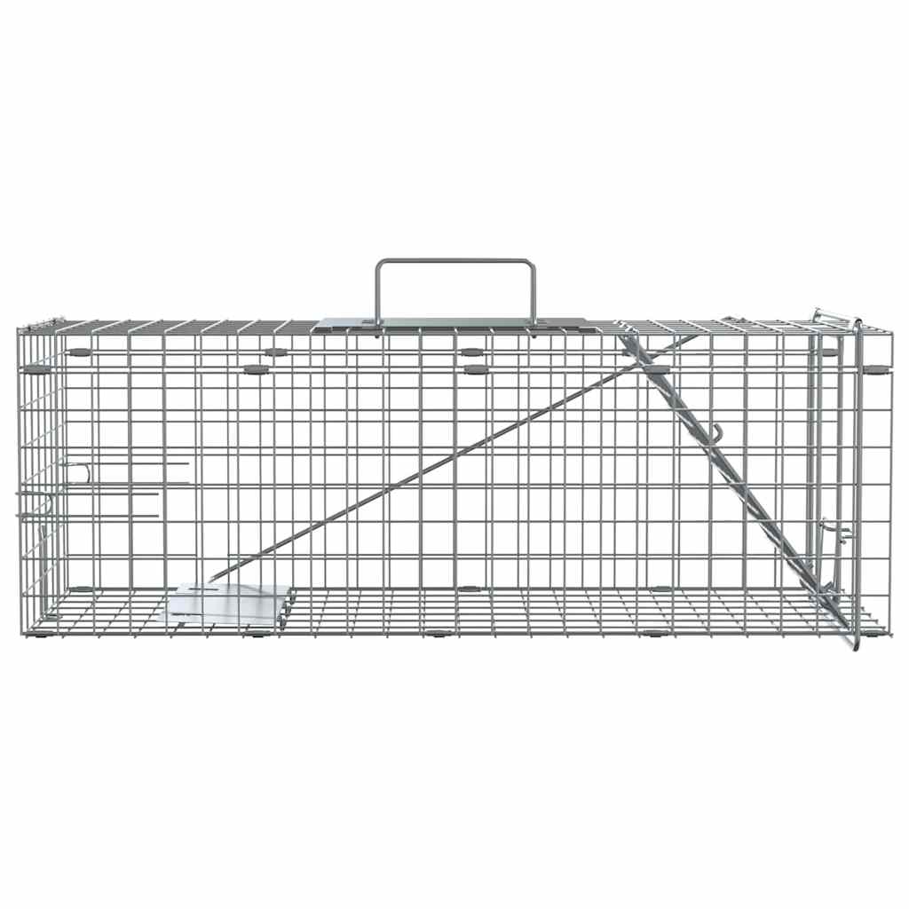 Trappola per animali Antracite 61 x 20 x 21,5 cm Acciaio