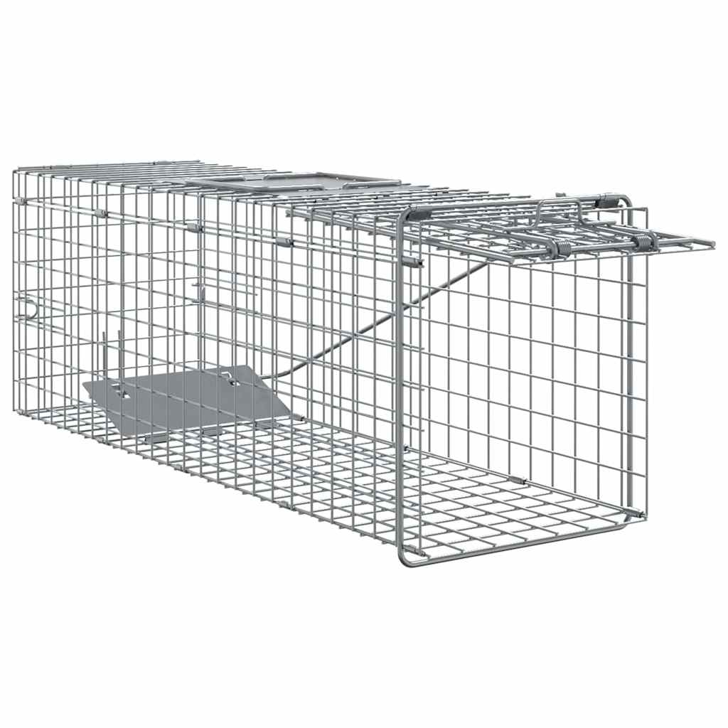 Trappola per animali Antracite 61 x 20 x 21,5 cm Acciaio