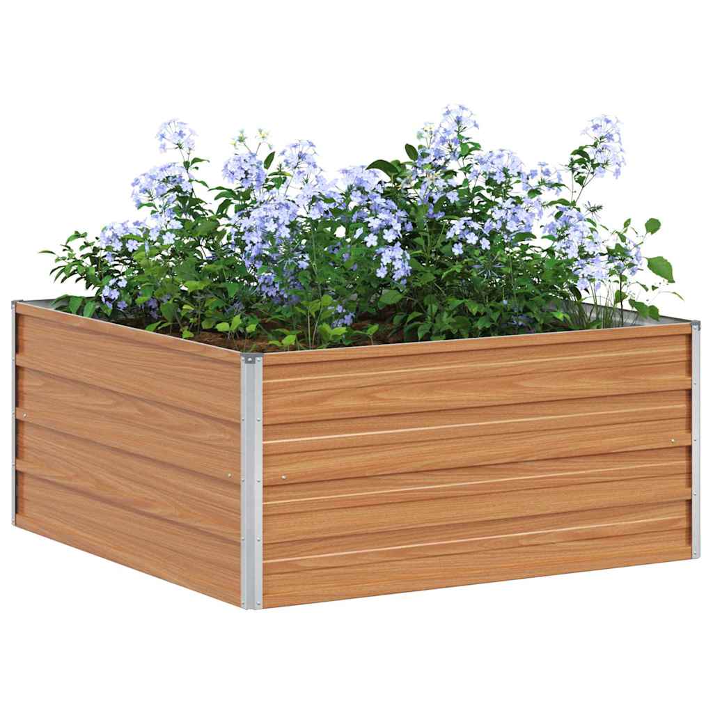 Letto rialzato da giardino Marrone Chiaro 100 x 100 x 45 cm