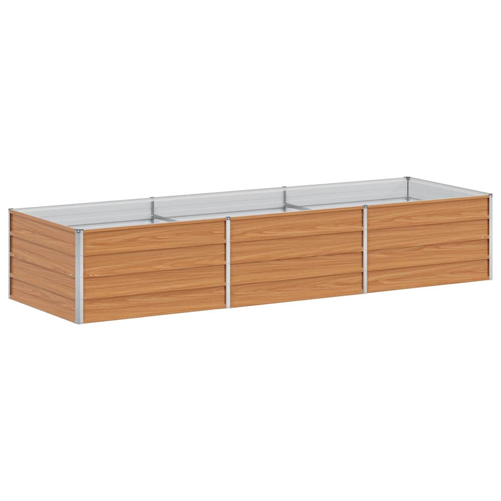 Letto rialzato da giardino Marrone Chiaro 240 x 80 x 45 cm
