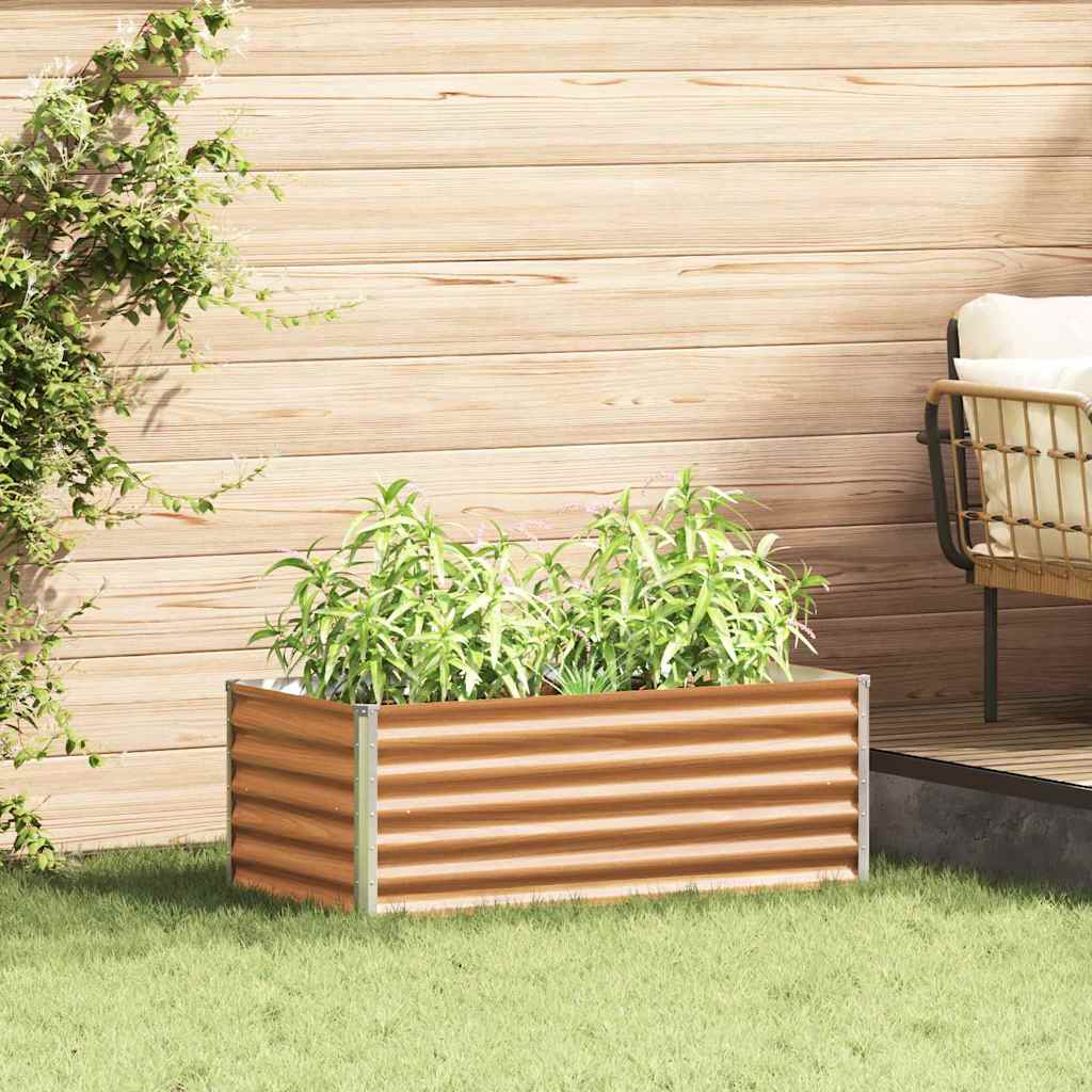 Letto rialzato da giardino Marrone Chiaro 98 x 50 x 36 cm