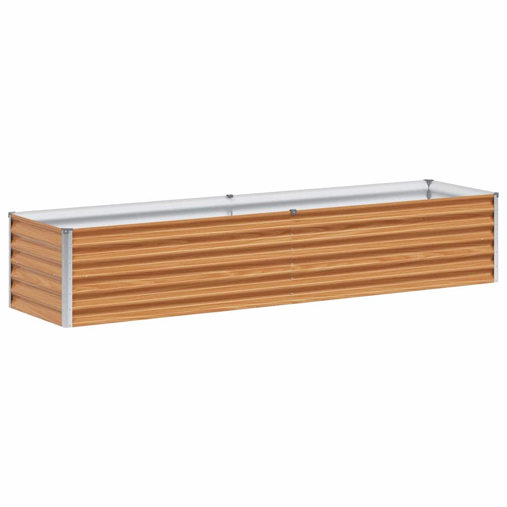 Letto rialzato da giardino Marrone Chiaro 195 x 50 x 36 cm