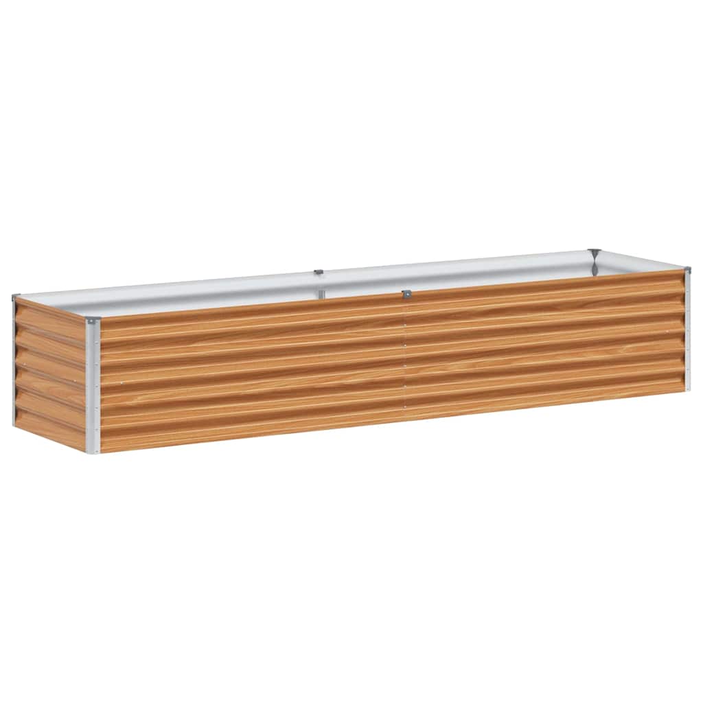 Letto rialzato da giardino Marrone Chiaro 195 x 50 x 36 cm