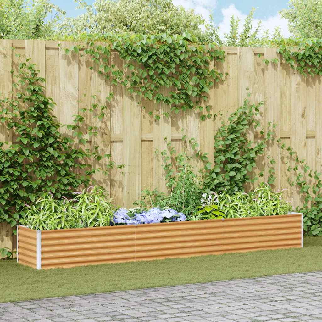 Letto rialzato da giardino Marrone Chiaro 290 x 50 x 36 cm