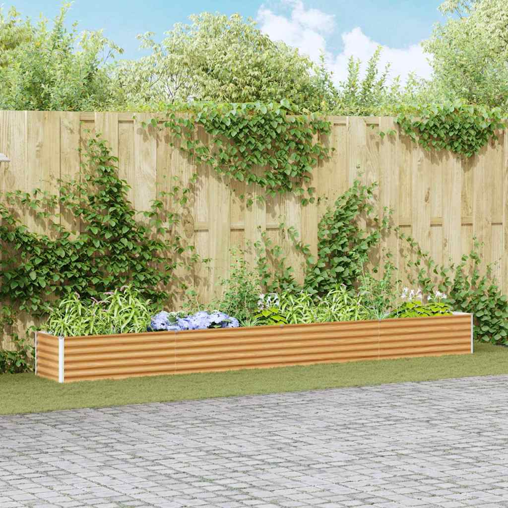 Letto rialzato da giardino Marrone Chiaro 390 x 50 x 36 cm