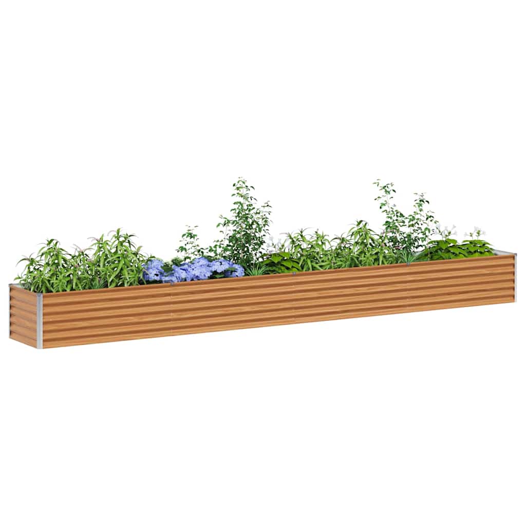 Letto rialzato da giardino Marrone Chiaro 390 x 50 x 36 cm
