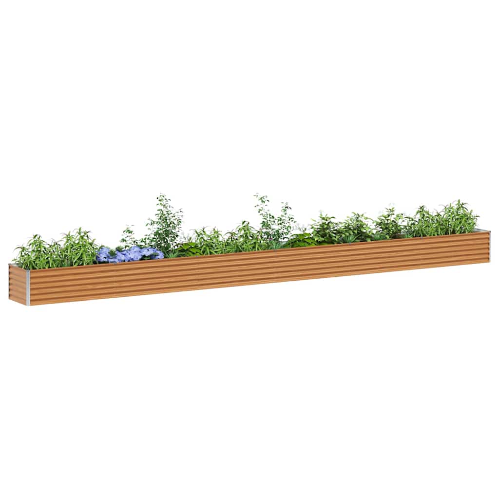 Letto rialzato da giardino Marrone Chiaro 582 x 50 x 36 cm