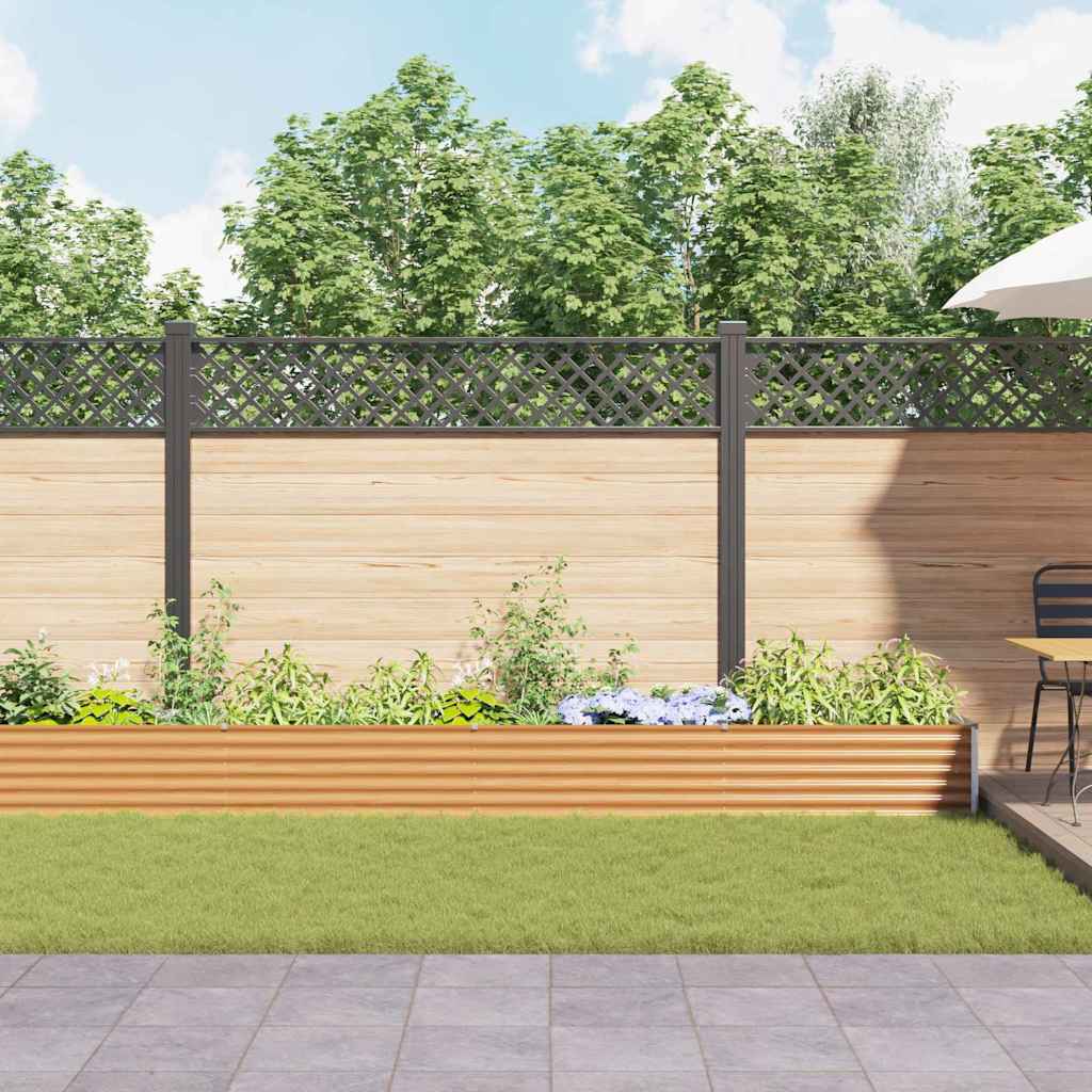 Letto rialzato da giardino Marrone Chiaro 775 x 50 x 36 cm