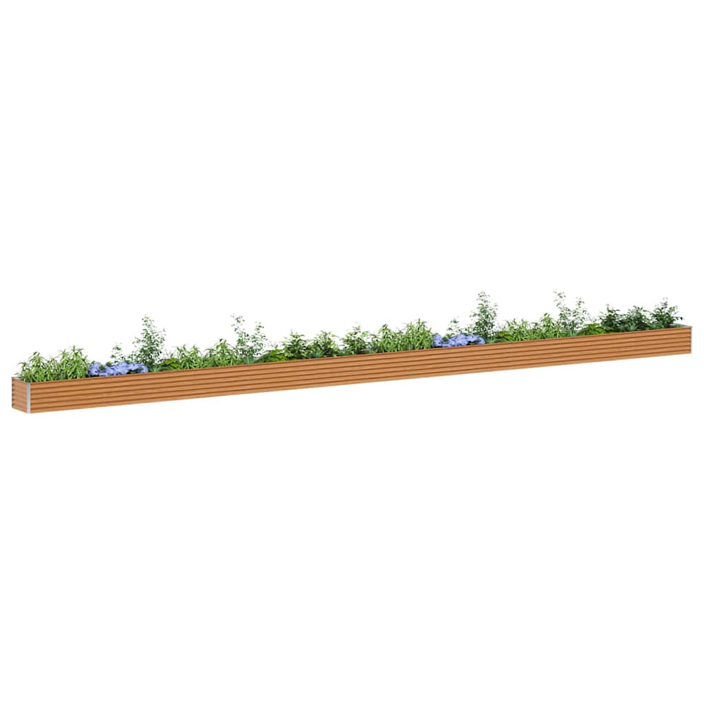 Letto rialzato da giardino Marrone Chiaro 970 x 50 x 36 cm