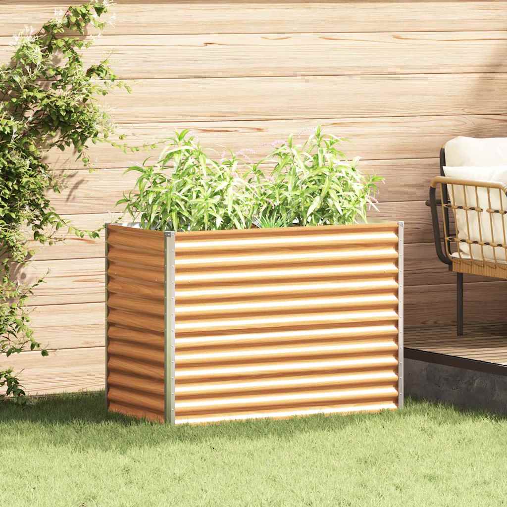 Letto rialzato da giardino Marrone Chiaro 98 x 50 x 68 cm