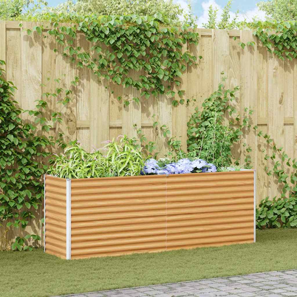 Letto rialzato da giardino Marrone Chiaro 195 x 50 x 68 cm