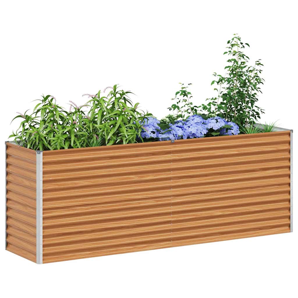 Letto rialzato da giardino Marrone Chiaro 195 x 50 x 68 cm