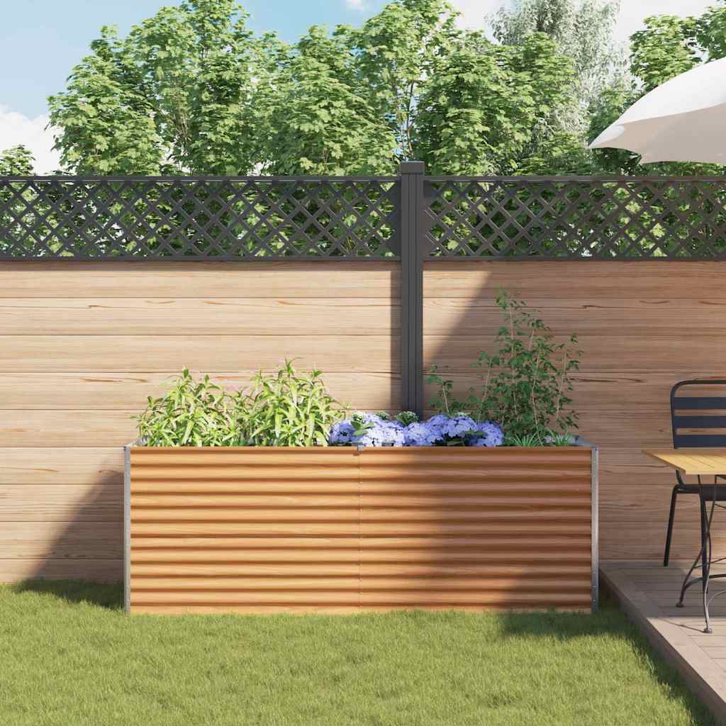 Letto rialzato da giardino Marrone Chiaro 195 x 50 x 68 cm