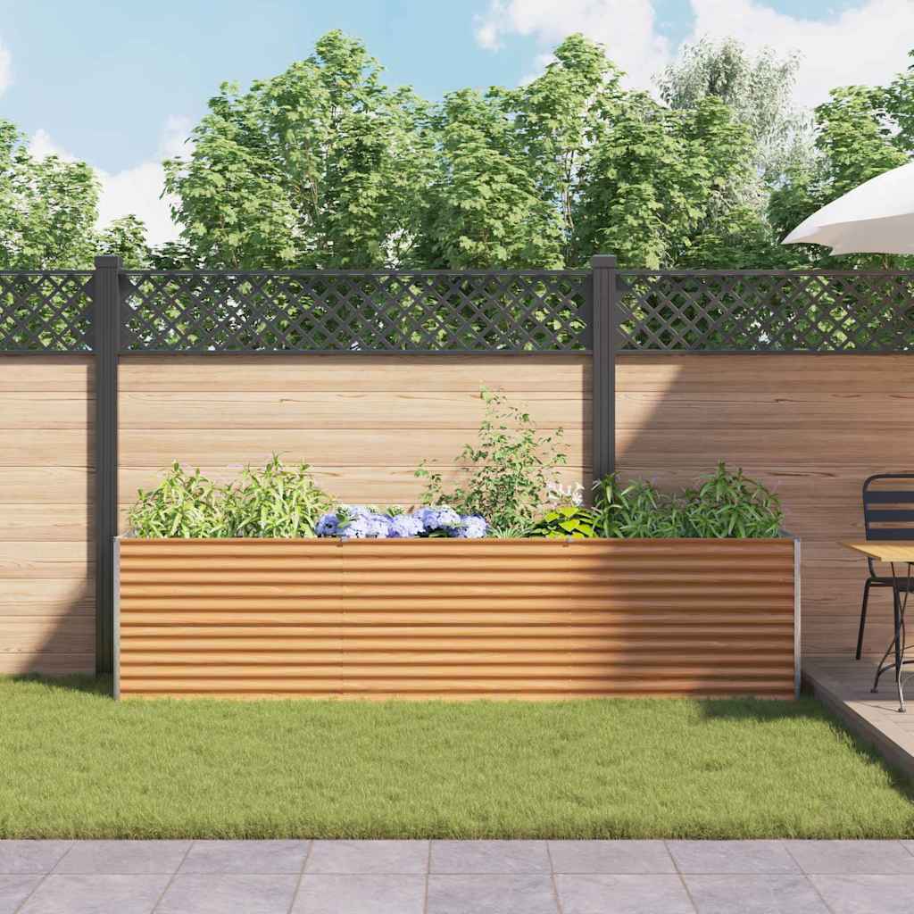 Letto rialzato da giardino Marrone Chiaro 290 x 50 x 68 cm