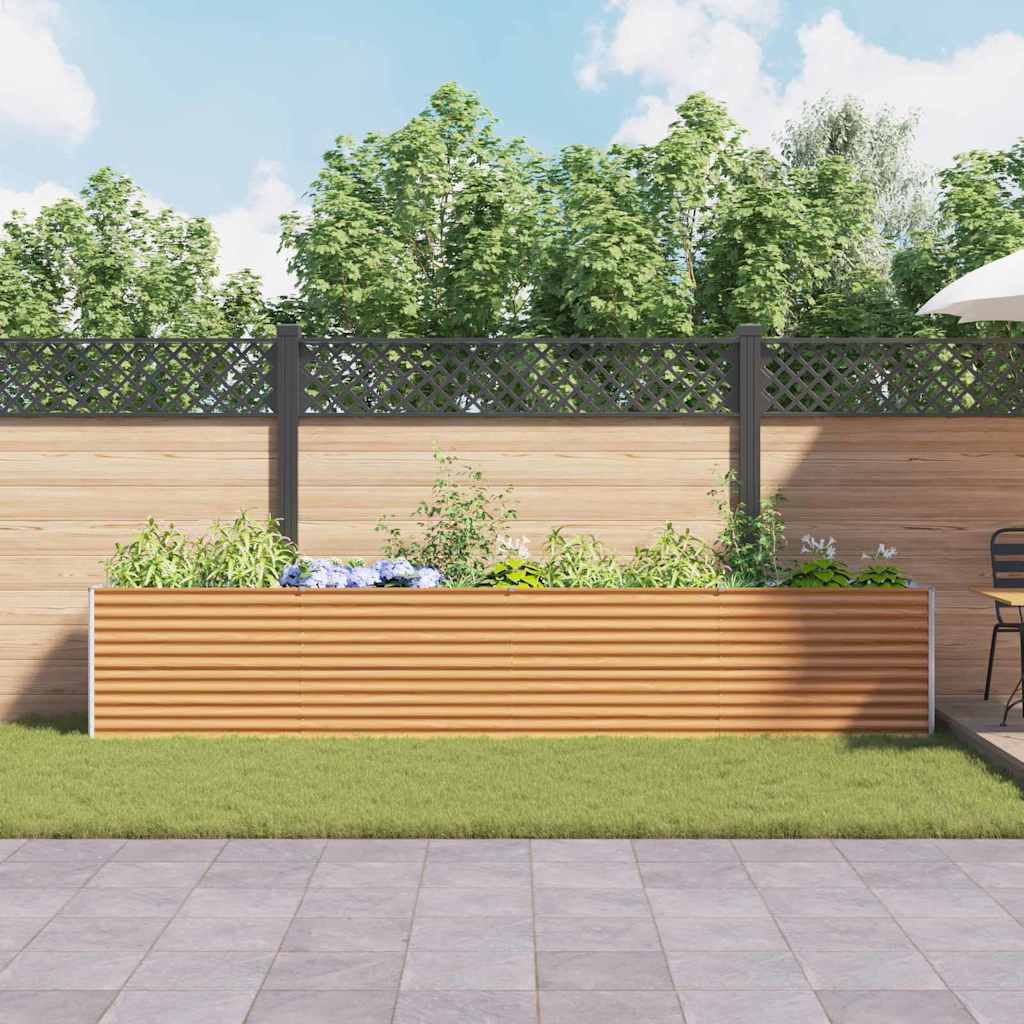 Letto rialzato da giardino Marrone Chiaro 390 x 50 x 68 cm