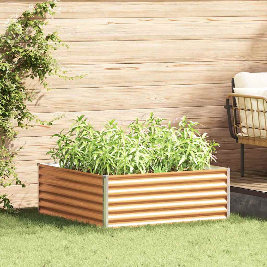 Letto rialzato da giardino Marrone Chiaro 98 x 100 x 36 cm