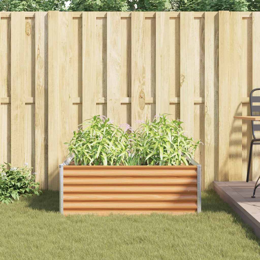 Letto rialzato da giardino Marrone Chiaro 98 x 100 x 36 cm