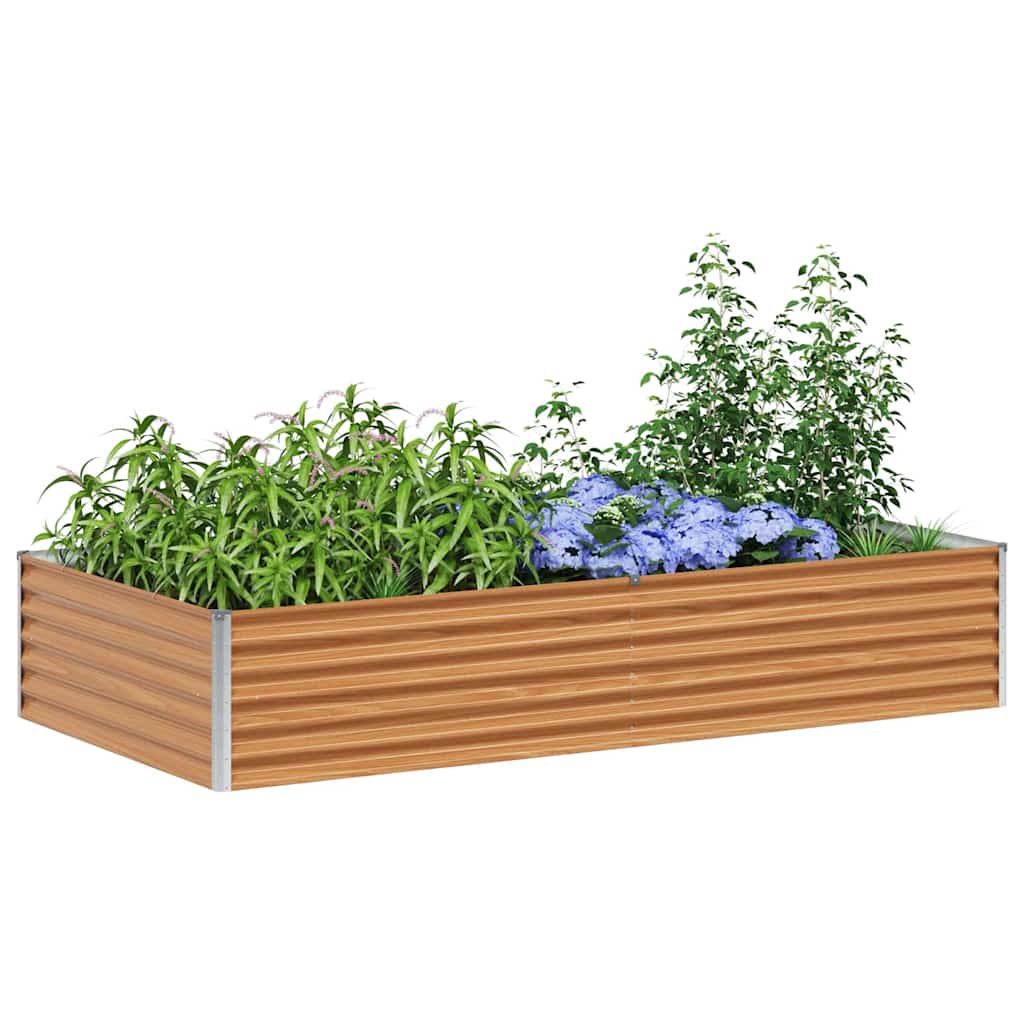 Letto rialzato da giardino Marrone Chiaro 195 x 100 x 36 cm