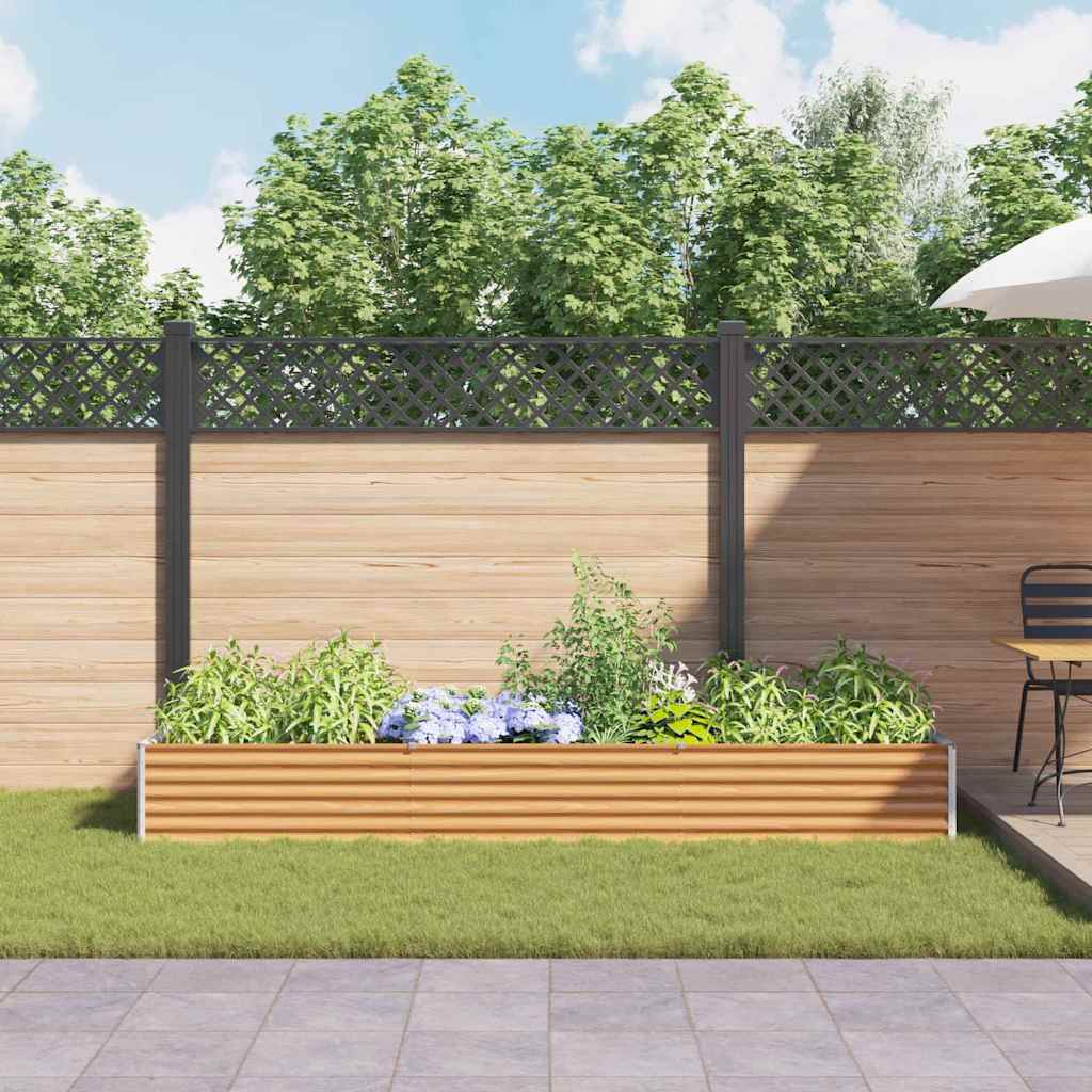 Letto rialzato da giardino Marrone Chiaro 290 x 100 x 36 cm