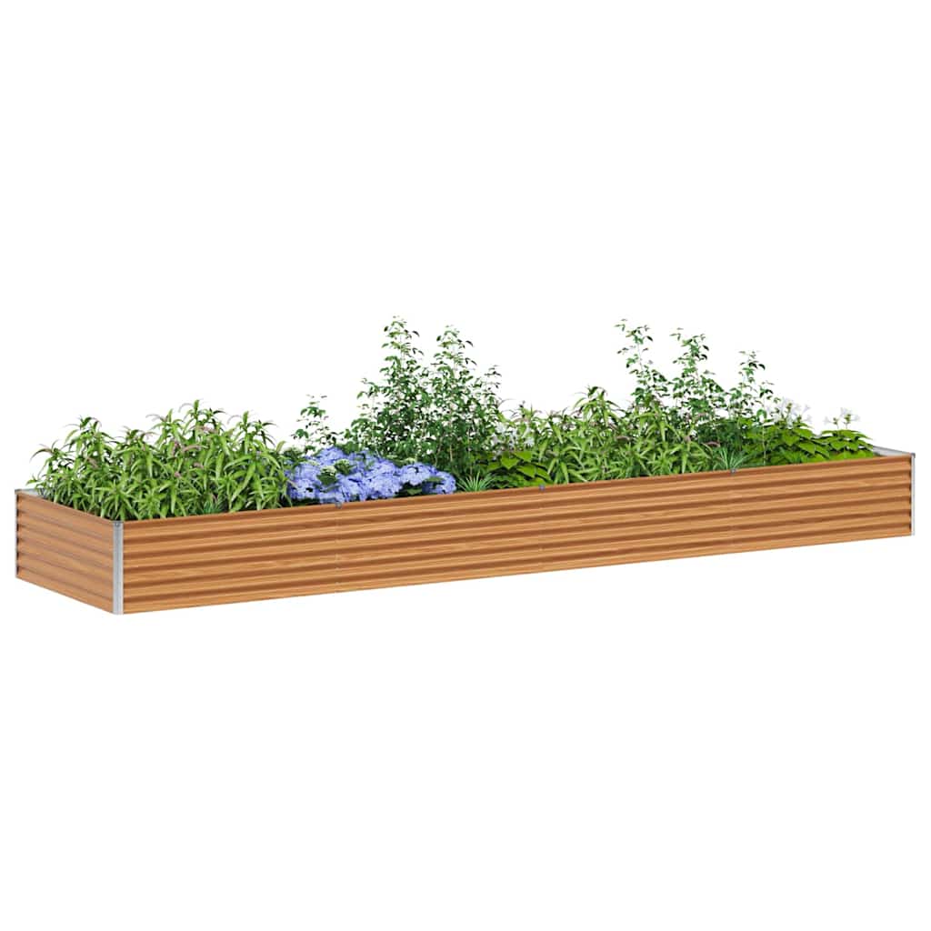 Letto rialzato da giardino Marrone Chiaro 390 x 100 x 36 cm