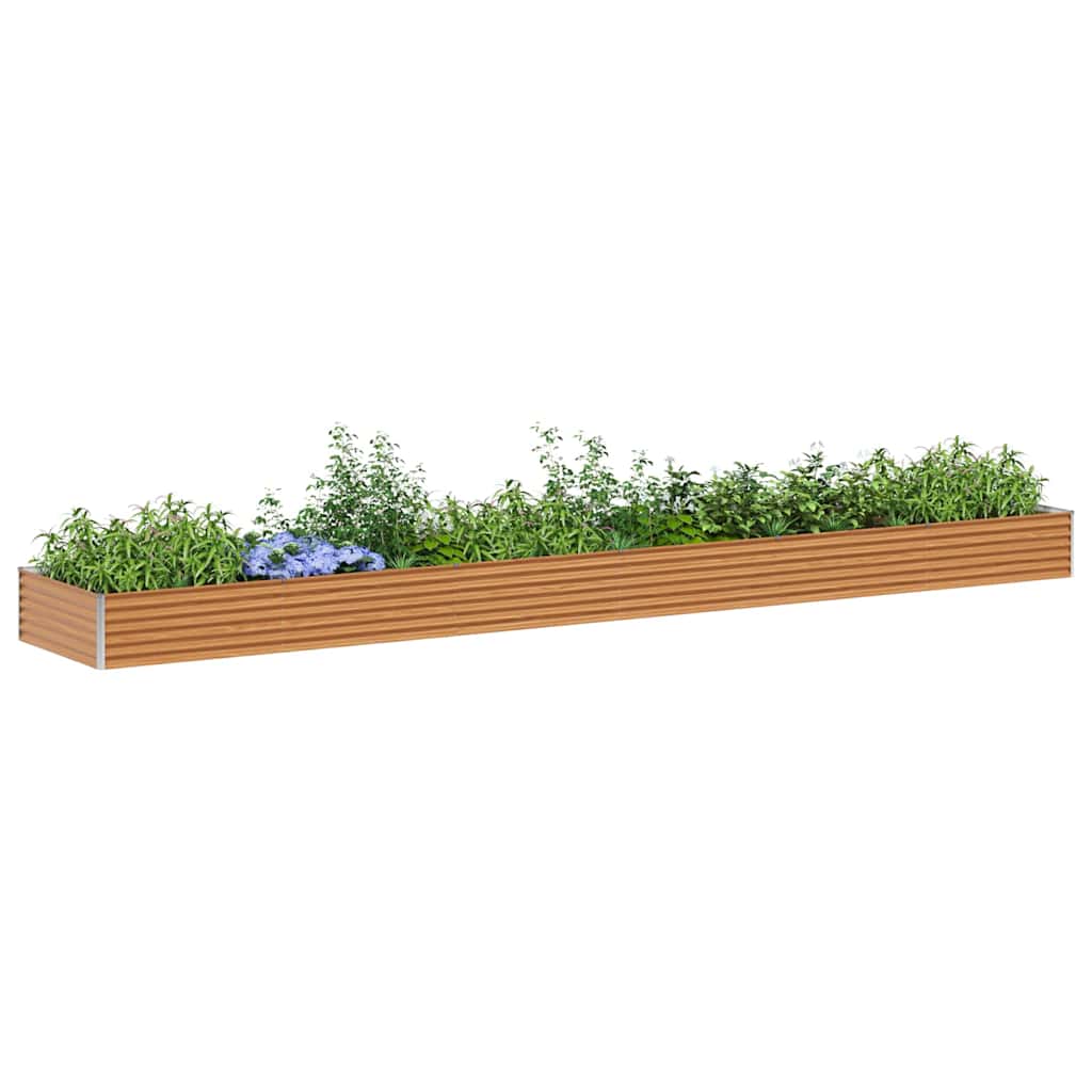 Letto rialzato da giardino Marrone Chiaro 582 x 100 x 36 cm