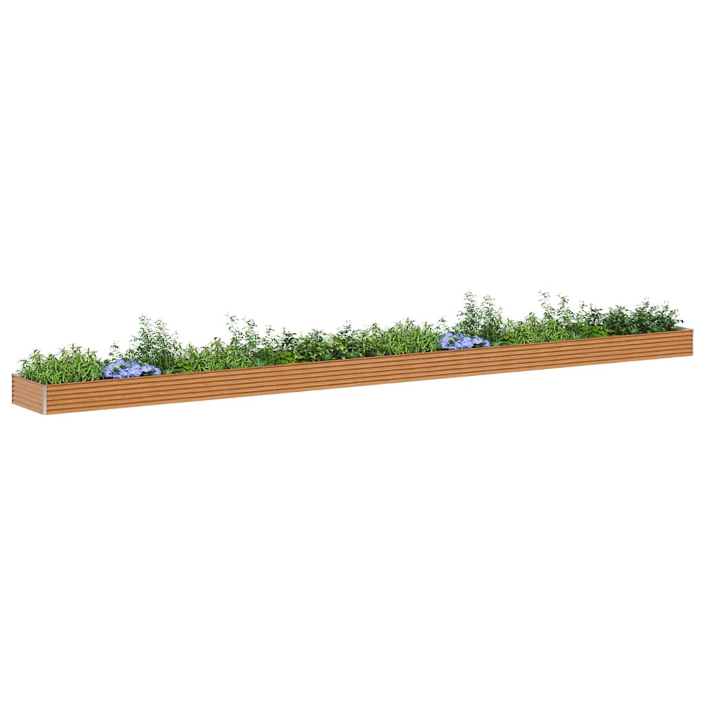 Letto rialzato da giardino Marrone Chiaro 970 x 100 x 36 cm