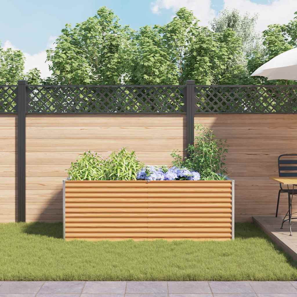 Letto rialzato da giardino Marrone Chiaro 195 x 100 x 68 cm