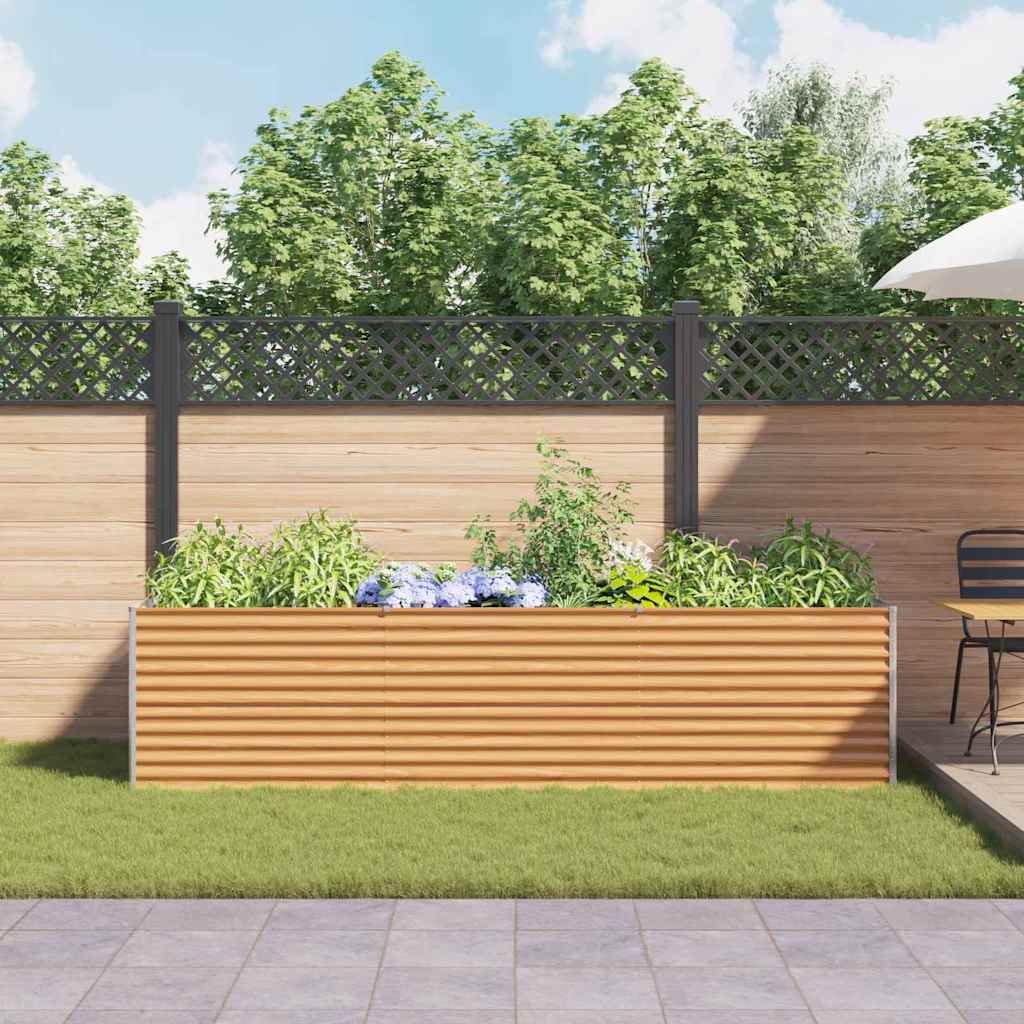 Letto rialzato da giardino Marrone Chiaro 290 x 100 x 68 cm