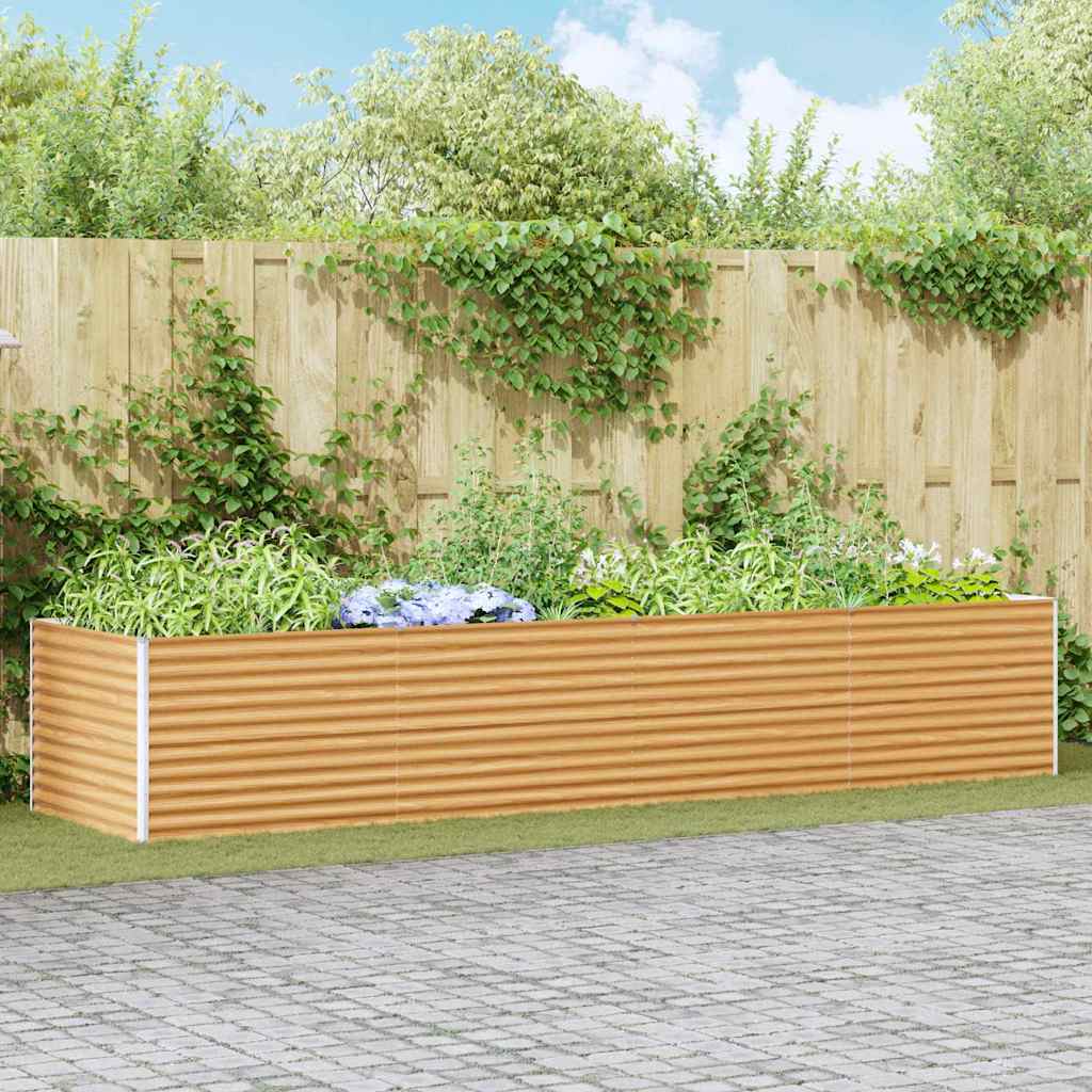 Letto rialzato da giardino Marrone Chiaro 390 x 100 x 68 cm