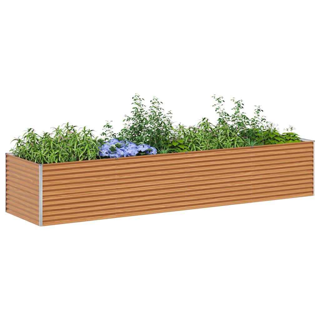 Letto rialzato da giardino Marrone Chiaro 390 x 100 x 68 cm