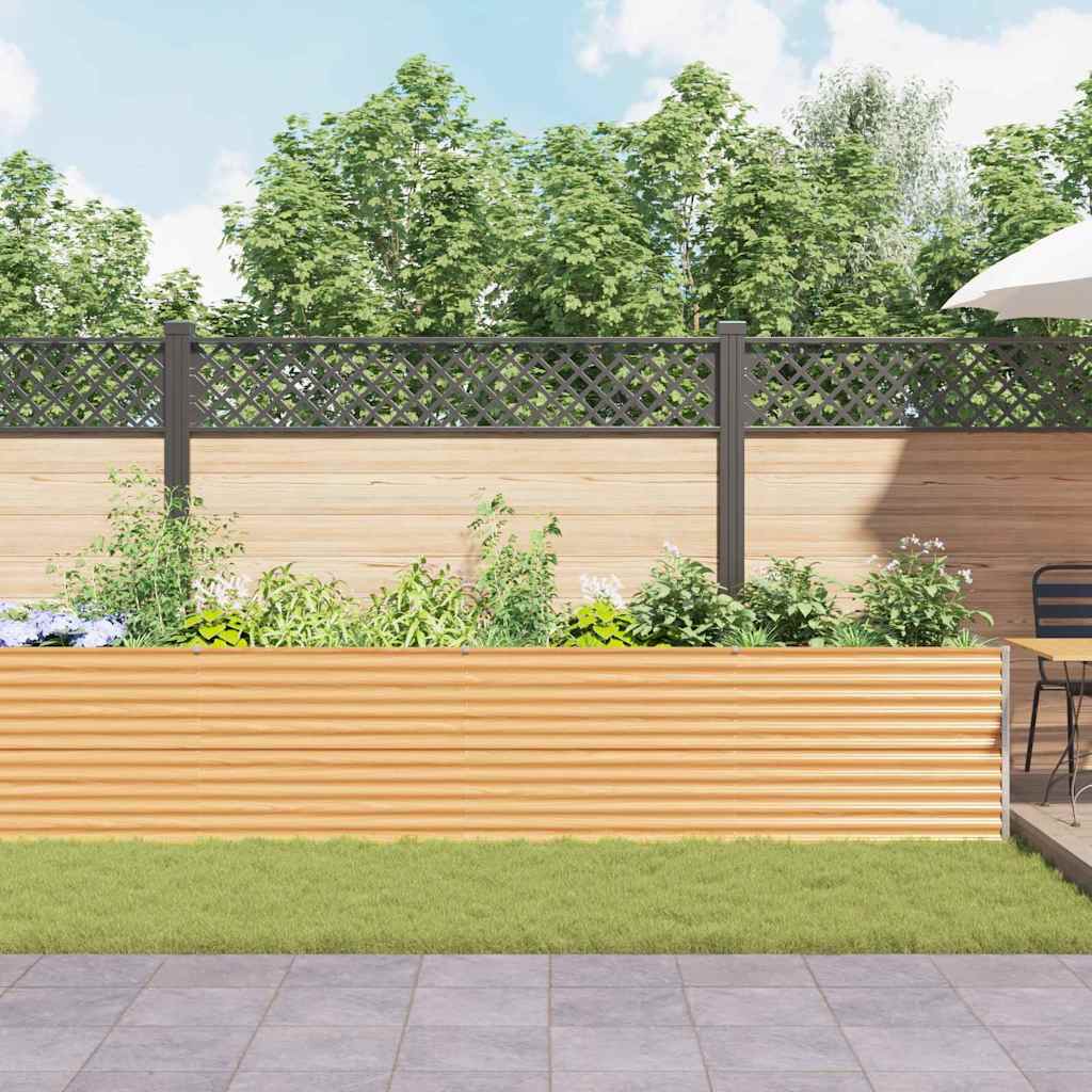 Letto rialzato da giardino Marrone Chiaro 485 x 100 x 68 cm