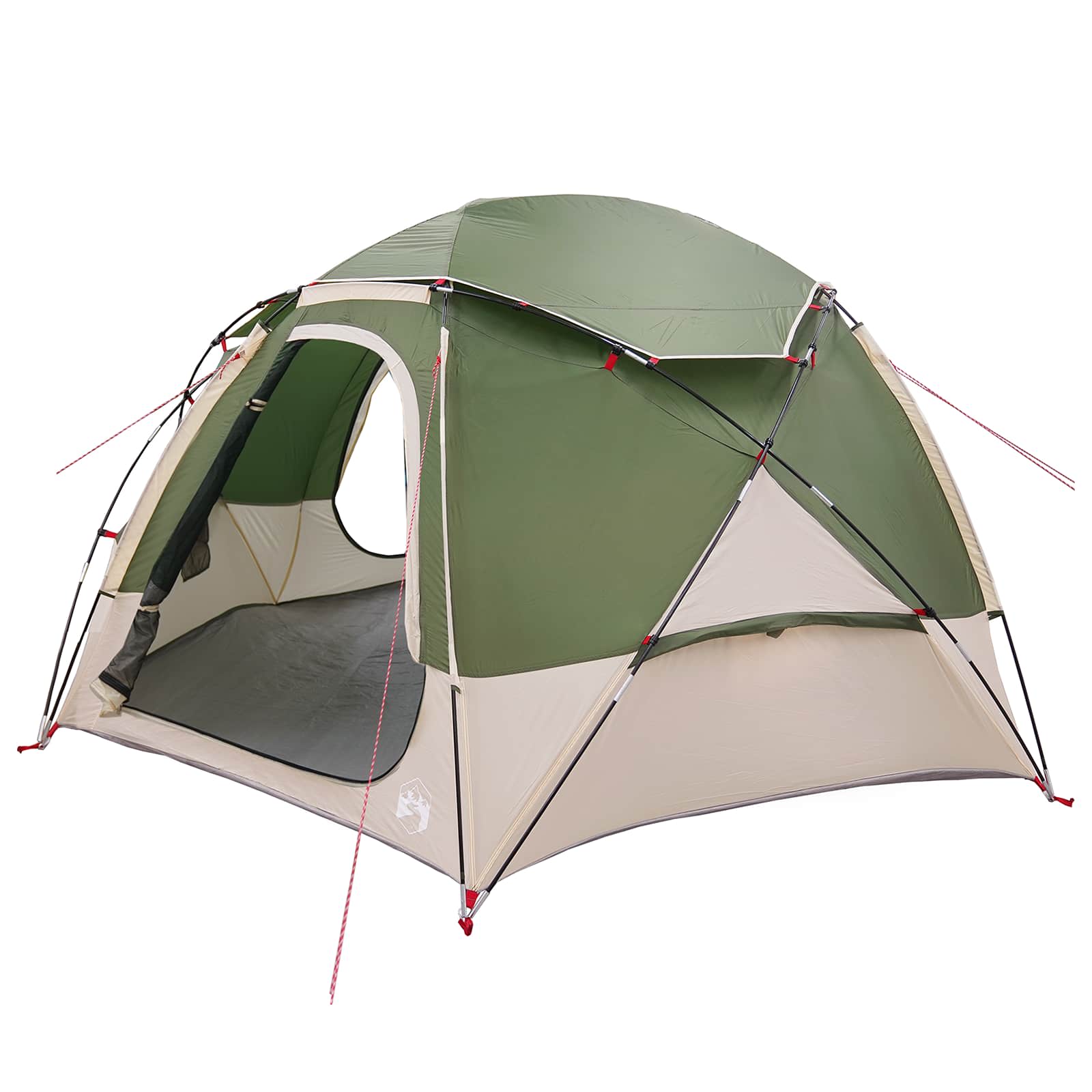 Tenda a cupola con tetto rimovibile 4 persona Verde