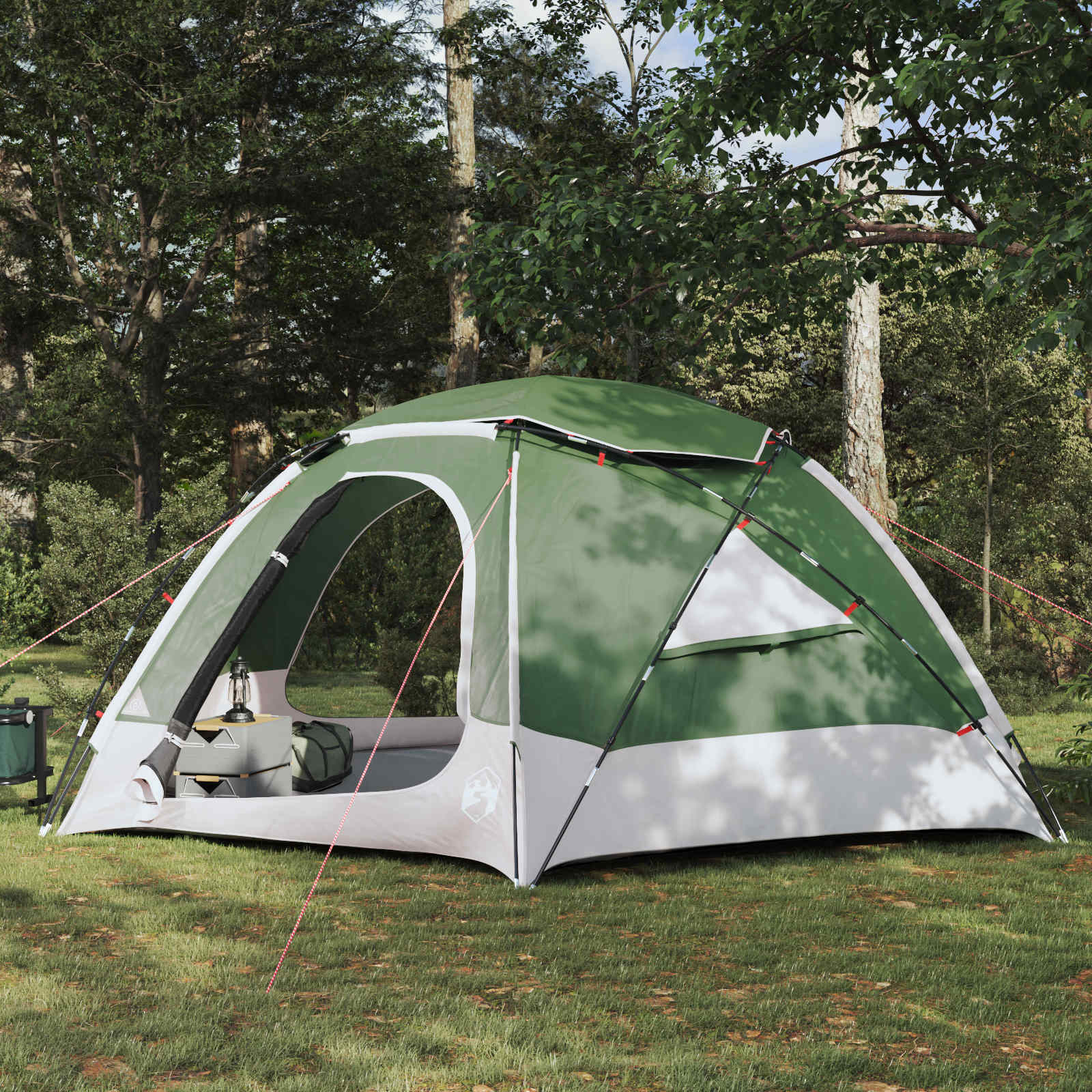 Tenda a cupola con tetto rimovibile 8 persona Verde