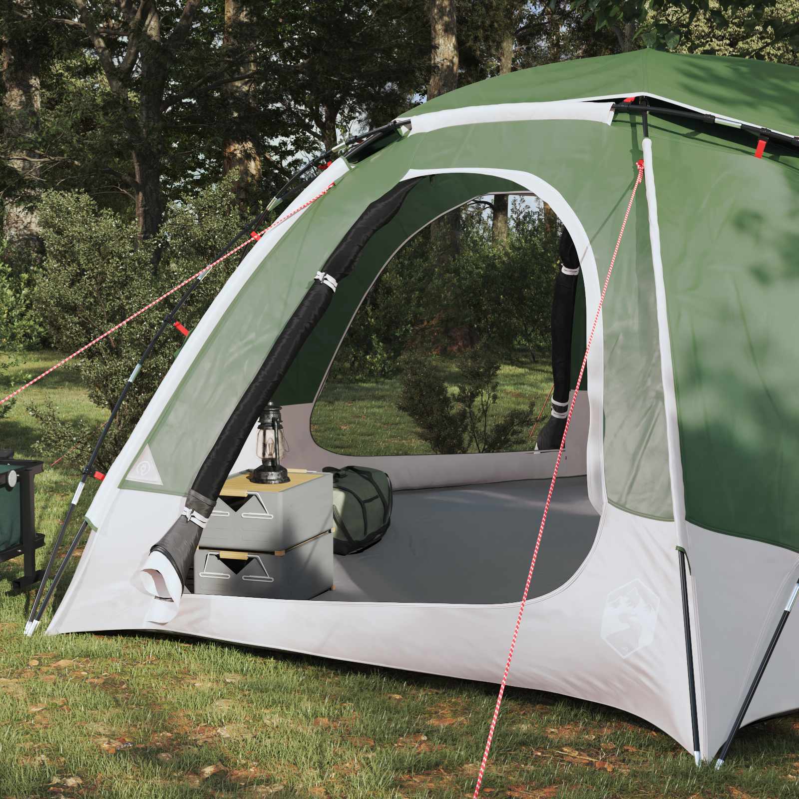Tenda a cupola con tetto rimovibile 8 persona Verde