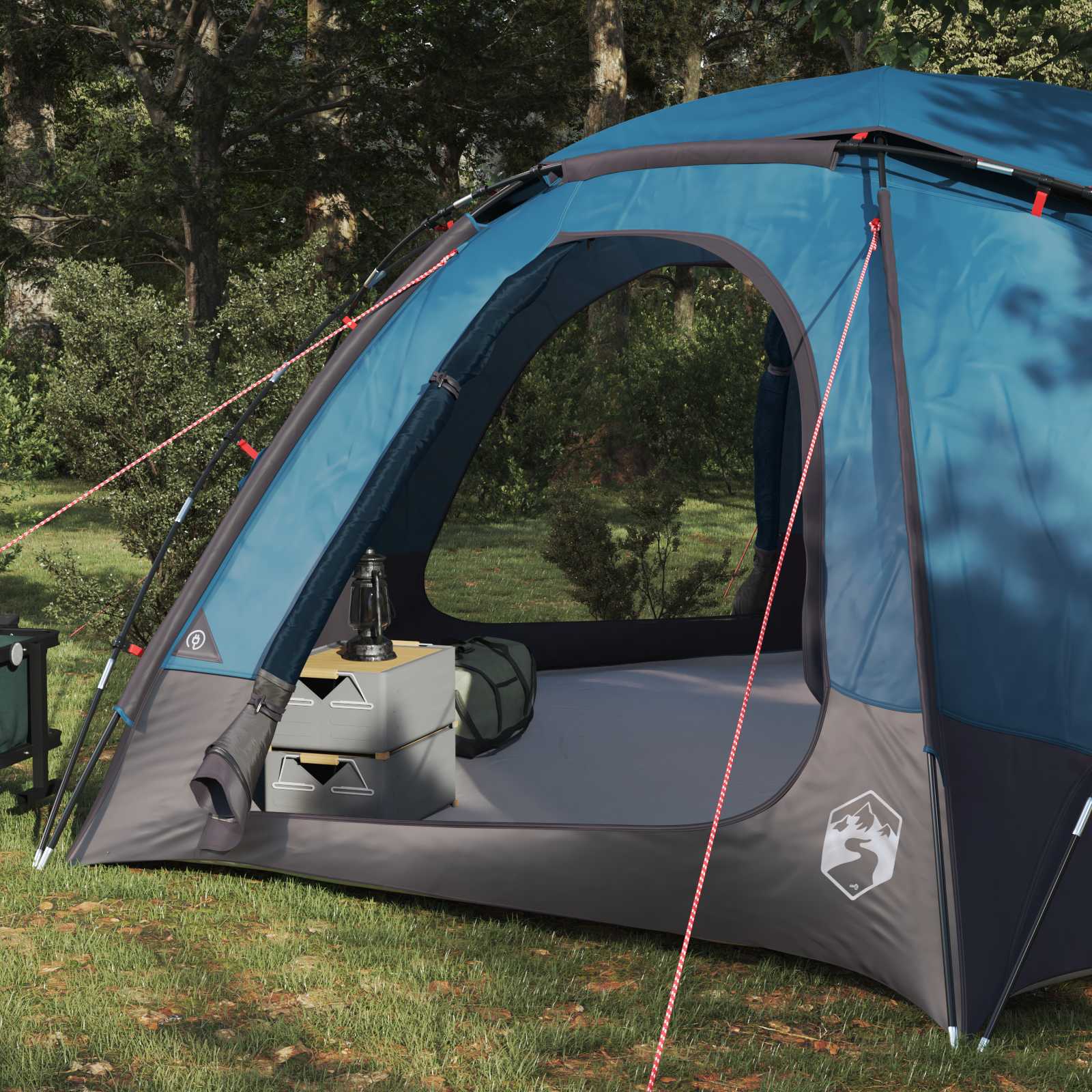 Tenda a cupola con tetto rimovibile 8 persona Blu