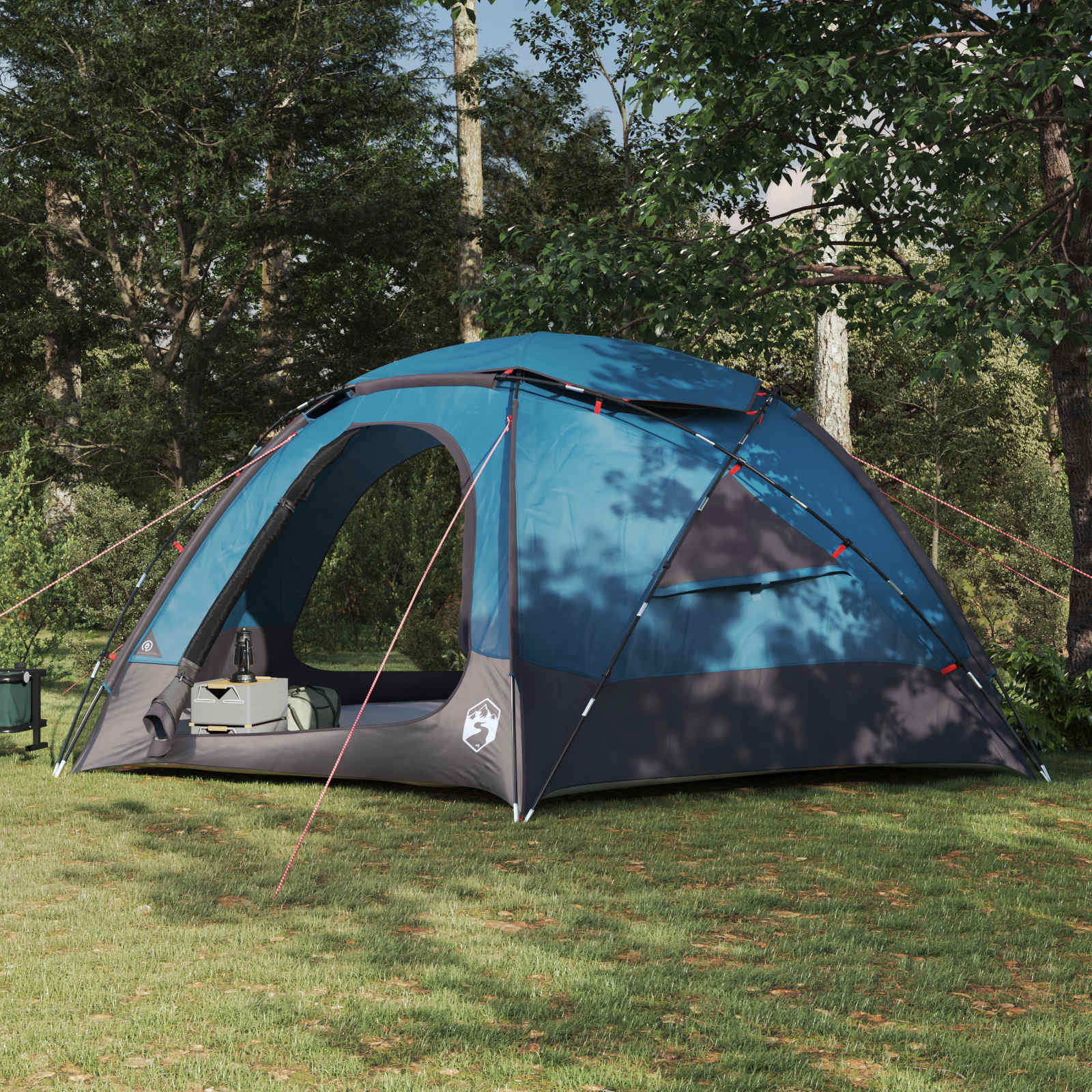 Tenda a cupola con tetto rimovibile 12 persona Blu