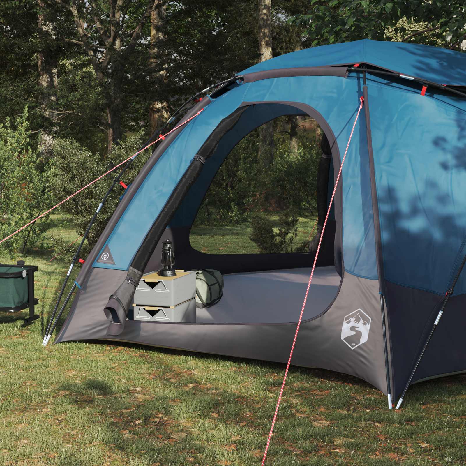 Tenda a cupola con tetto rimovibile 12 persona Blu