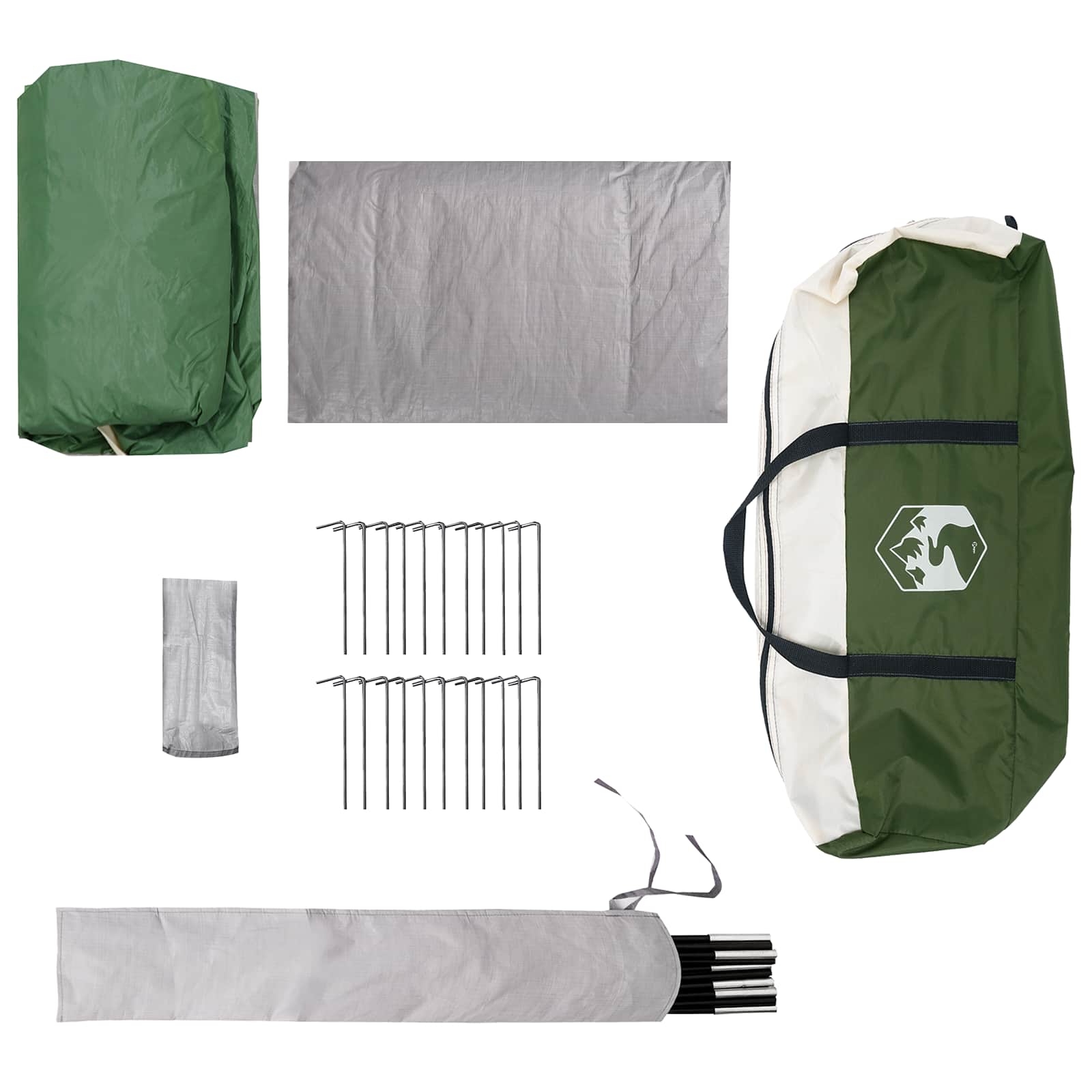 Tenda a tunnel Verde 520 x 260 x 175 cm