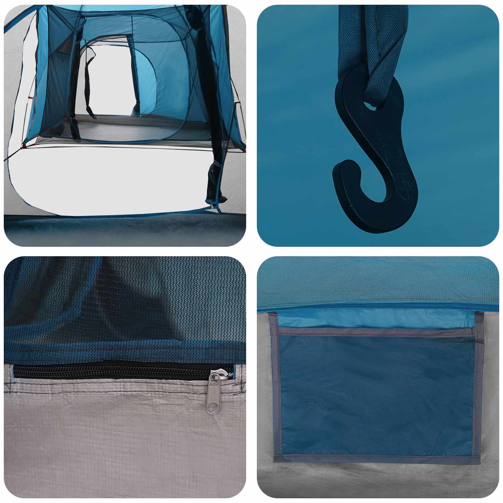 Tenda a tunnel Blu 520 x 260 x 175 cm
