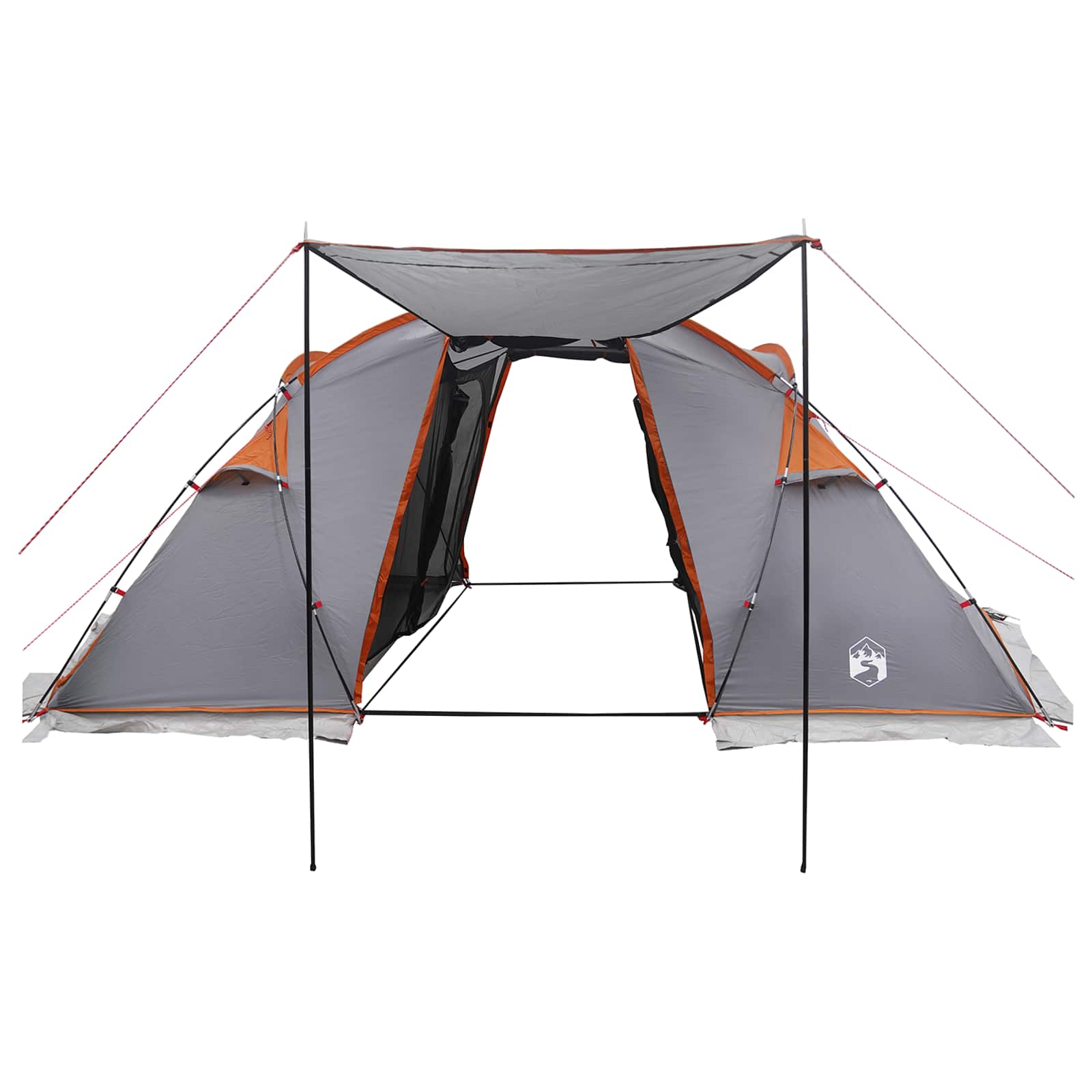 Tenda a tunnel Grigio e arancione 520 x 260 x 175 cm