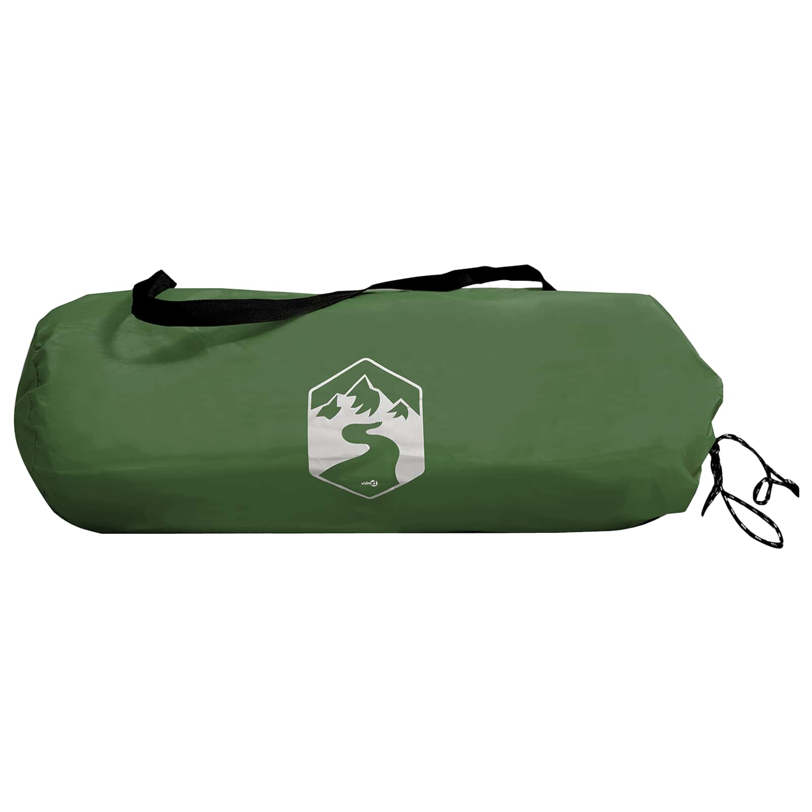 Poncho da pioggia 2-in-1 con cappuccio Verde 262 x 126 x 130 cm