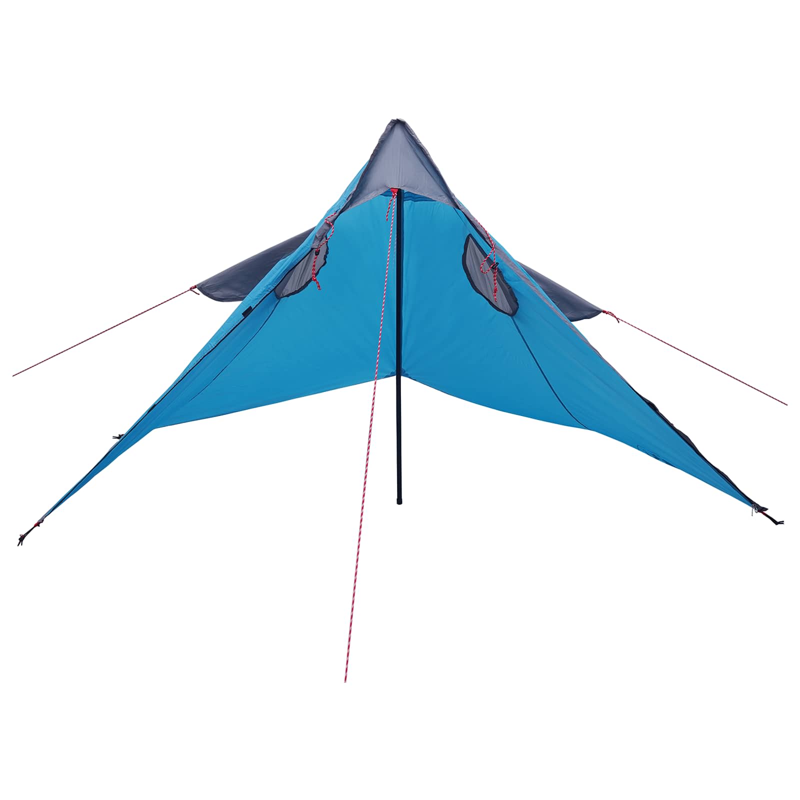 Poncho da pioggia 2-in-1 con cappuccio Blu 262 x 126 x 130 cm