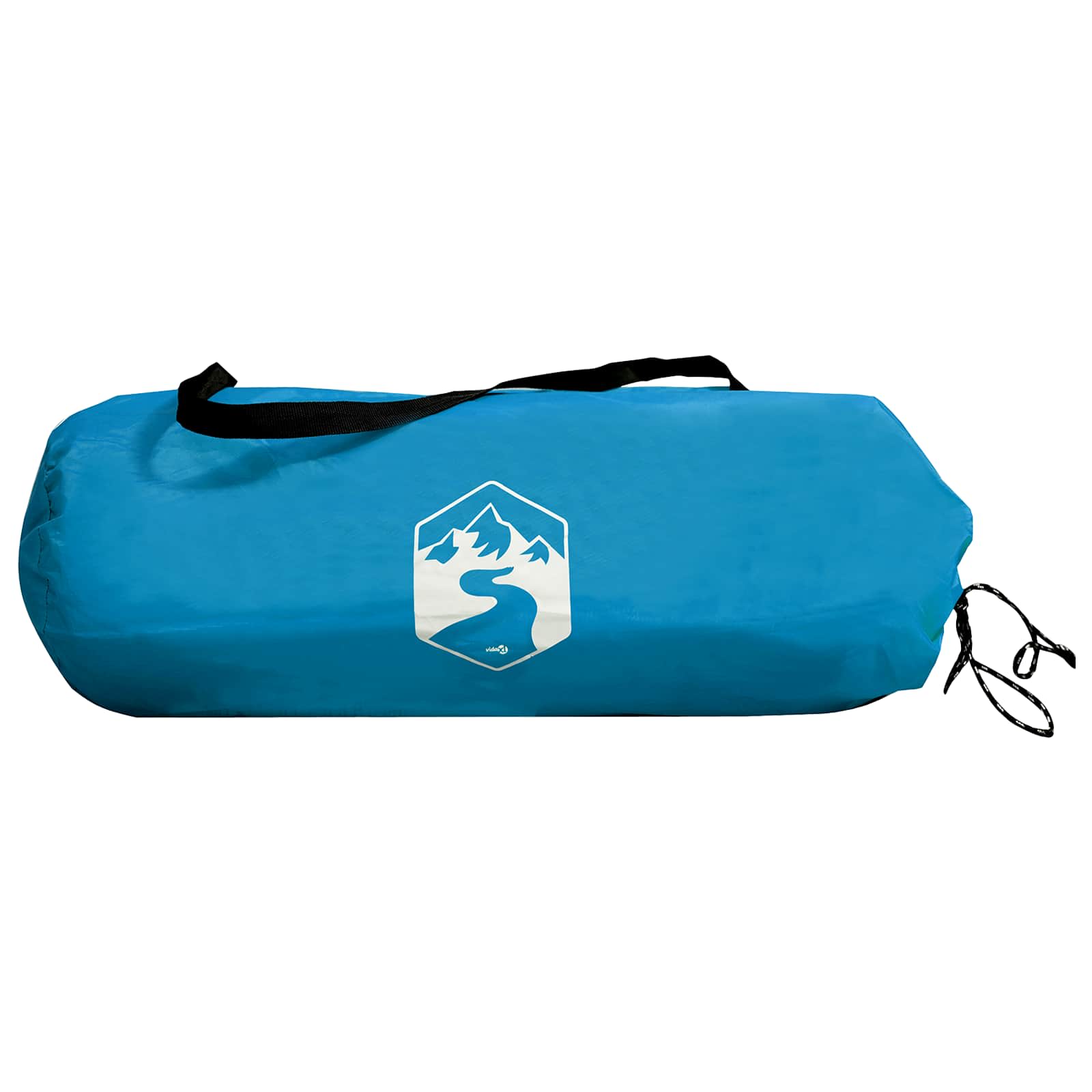 Poncho da pioggia 2-in-1 con cappuccio Blu 262 x 126 x 130 cm