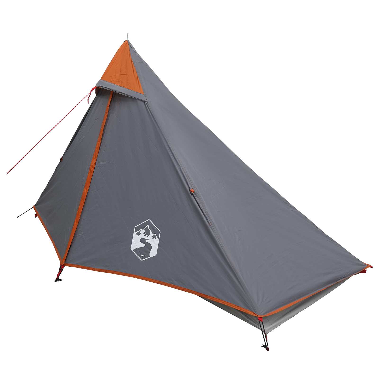 Tenda da backpacking Grigio e arancione 222 x 85 x 125 cm