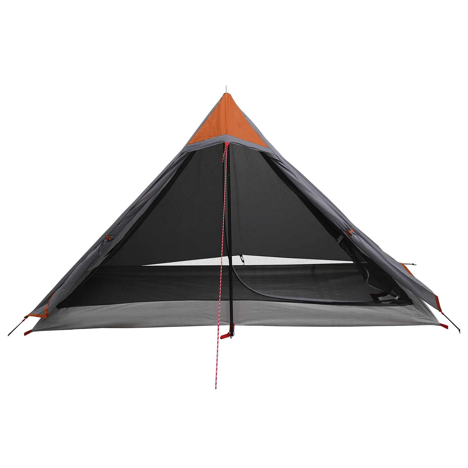 Tenda da backpacking Grigio e arancione 222 x 85 x 125 cm