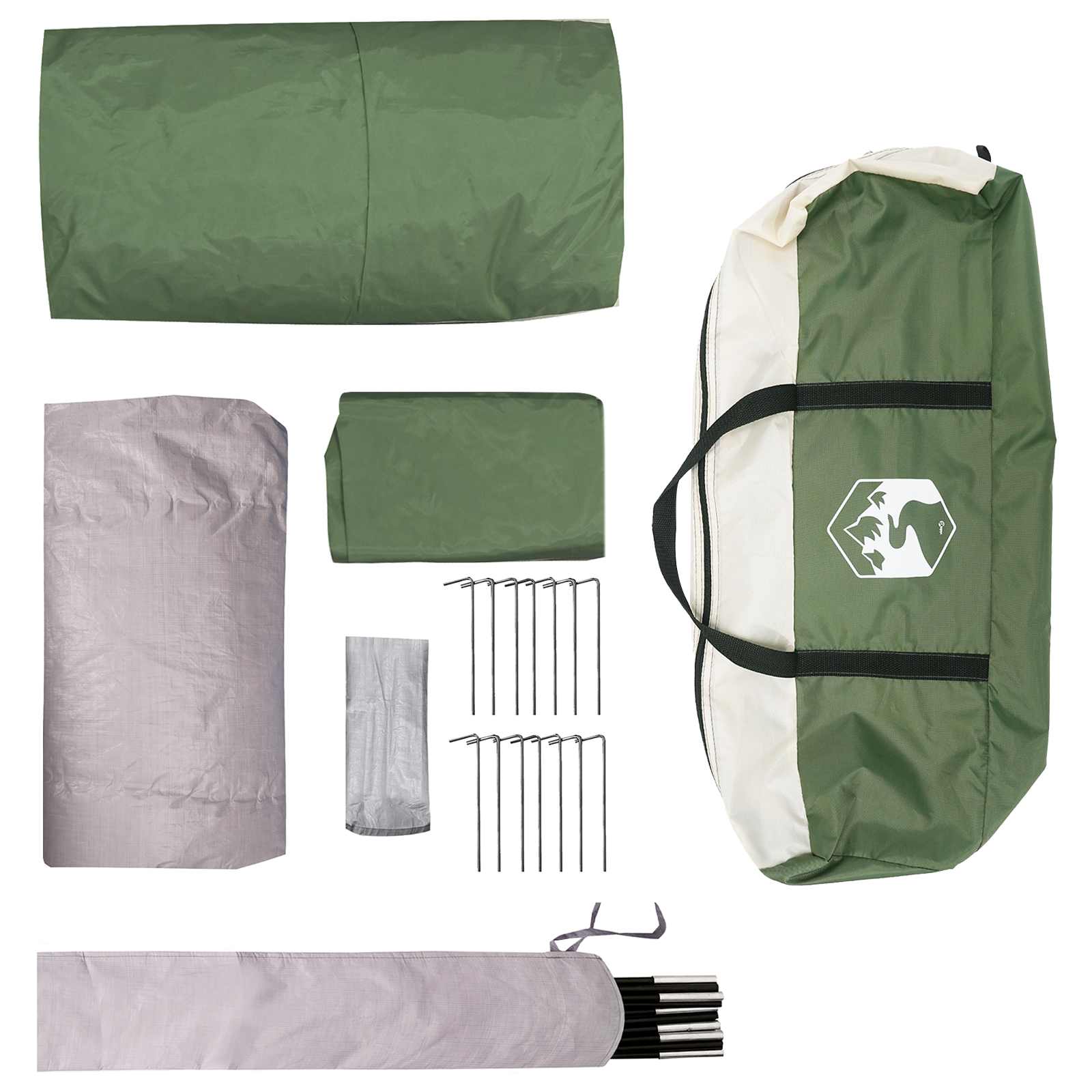 Tenda a tunnel Verde 275 x 240 x 200 cm
