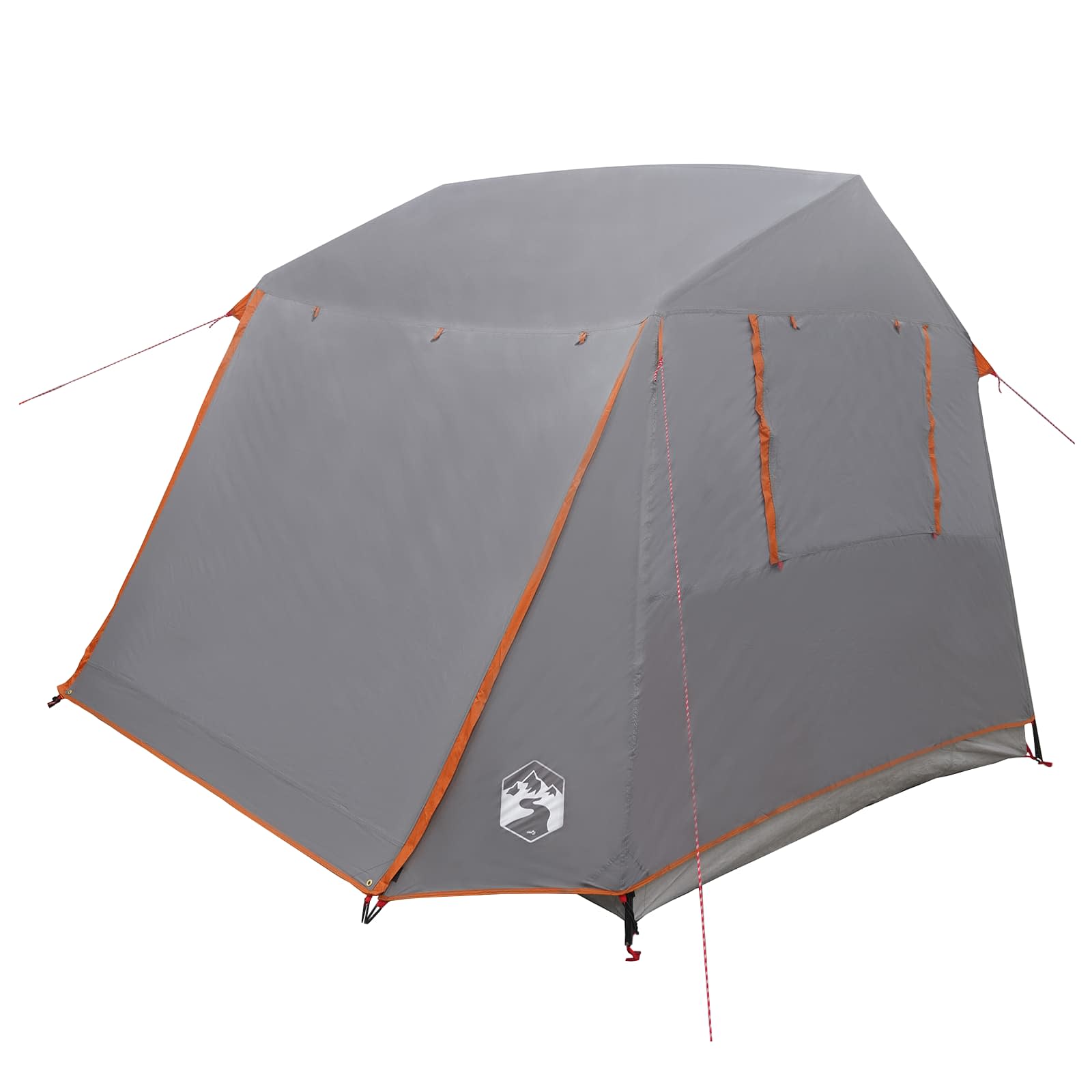 Tenda a tunnel Grigio e arancione 275 x 240 x 200 cm