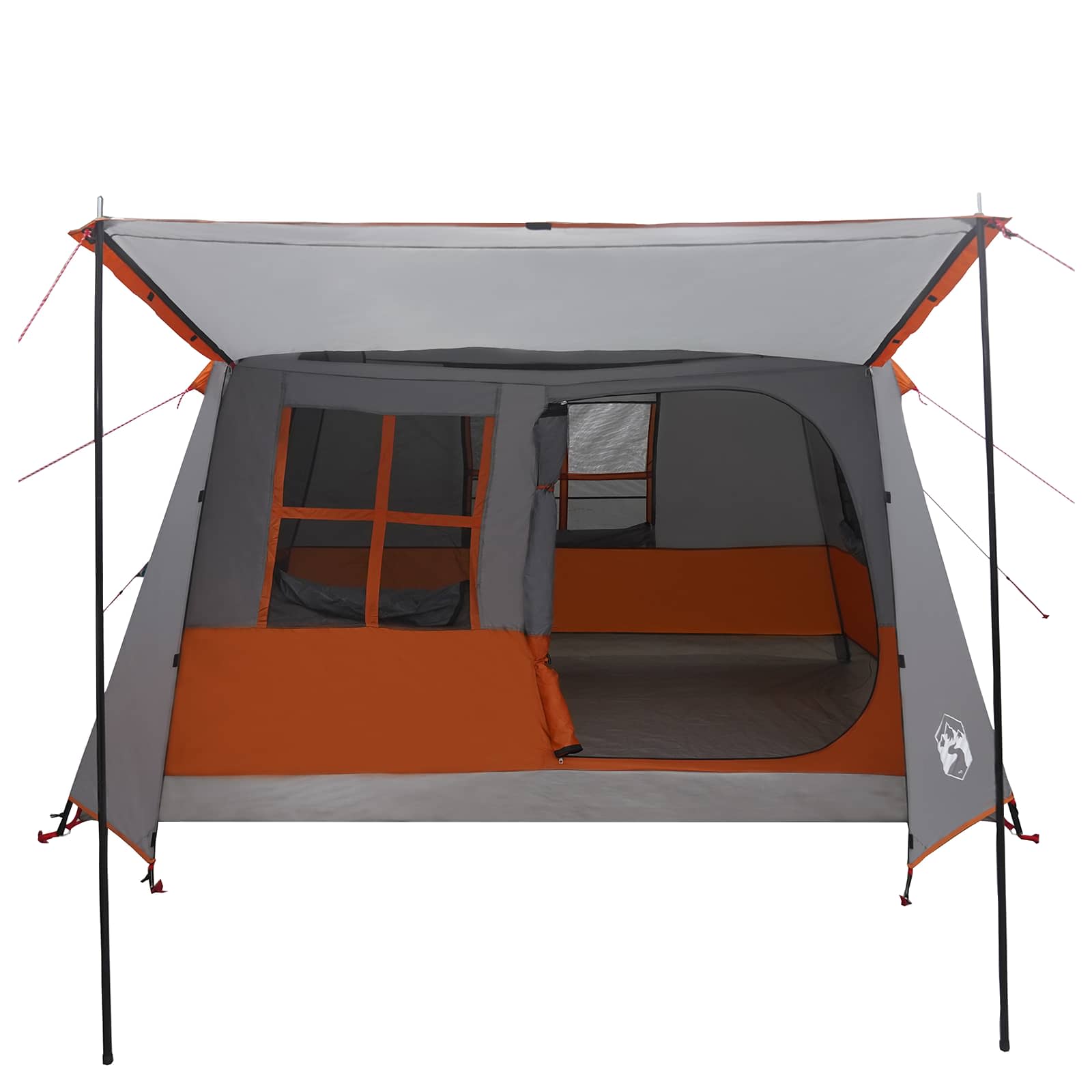 Tenda a tunnel Grigio e arancione 275 x 240 x 200 cm